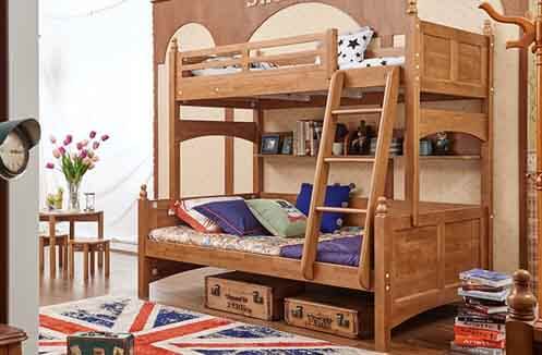 Phát sốt với những mẫu giường 2 tầng bằng gỗ cho bé thiết kế đẹp mắt