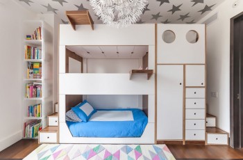 10 mẫu giường 3 tầng cho bé thiết kế đẹp nhất hiện nay