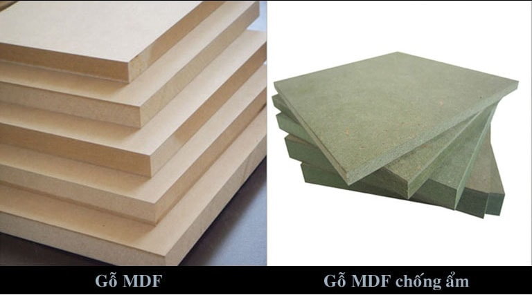 các loại gỗ công nghiệp mdf
