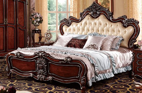 Mẫu giường ngủ đẹp gỗ tự nhiên chất lượng cao
