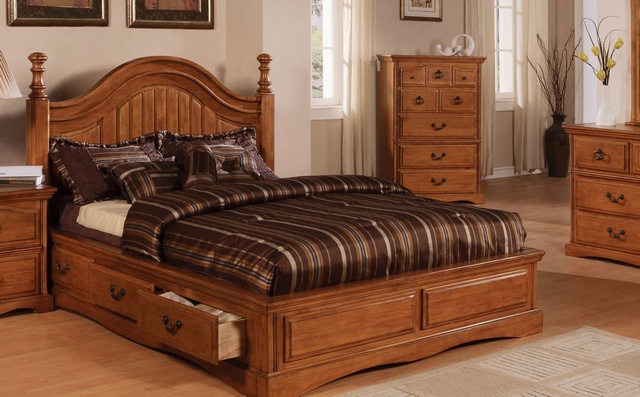 Mẫu giường ngủ đẹp gỗ tự nhiên chất lượng cao - 6