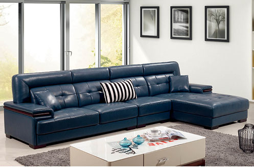Bộ bàn ghế sofa phòng khách sắc xanh huyền bí