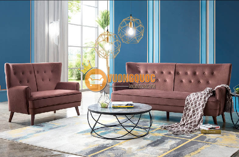 Bộ sofa phòng khách thiết kế đẹp tinh tế CSM 6262