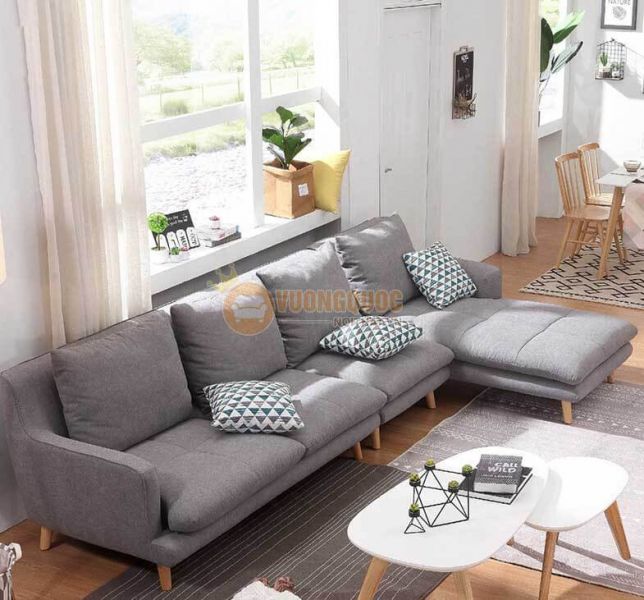 Sofa vải hiện đại cao cấp cho phòng khách nhỏ PFS B891A