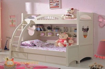 Giường tầng bé gái Baby Love -Lựa chọn số 1 cho không gian của bé