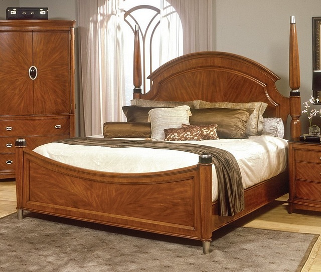 Mẫu giường ngủ đẹp gỗ tự nhiên