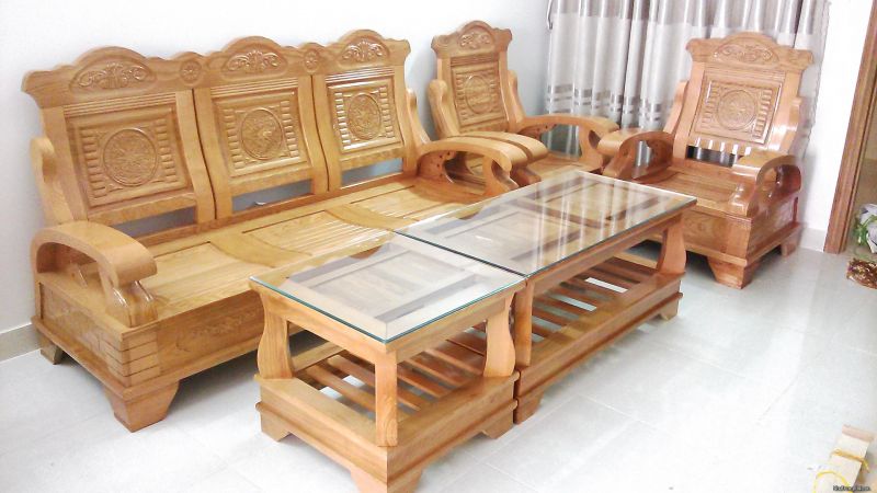 Bộ bàn ghế gỗ phòng khách
