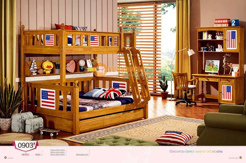 Tại sao nói giường tầng trẻ em nhập khẩu là chọn lựa tối ưu cho phòng ngủ của bé