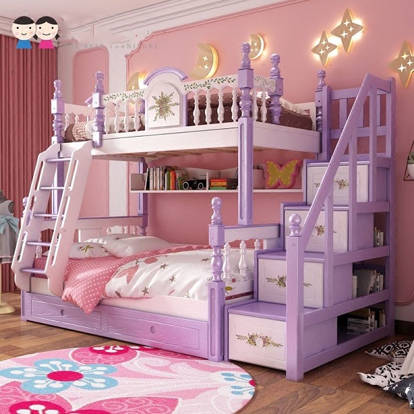 Giường 2 tầng cho bé gái