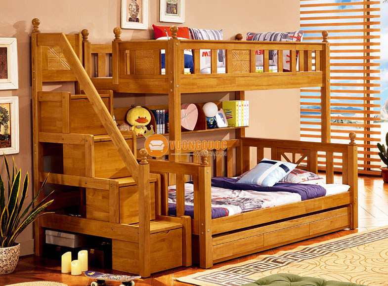 Gợi ý những mẫu giường ngủ 2 tầng đem lại sự yêu thích đặc biệt cho bé trai