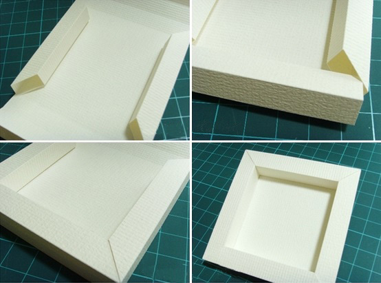 Tạo khung ảnh bằng giấy bìa cứng: