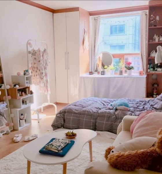 Gợi ý các ý tưởng decor phòng ngủ Hàn Quốc dễ thương siêu ưng mắt