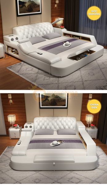 Mẫu giường ngủ hiện đại thiết kế đa năng