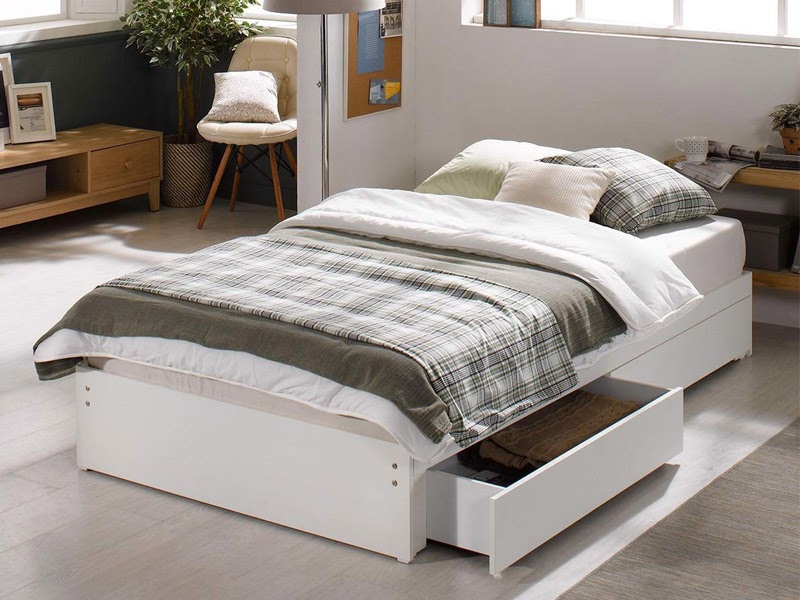 Mẫu giường hiện đại siêu tiết kiệm diện tích