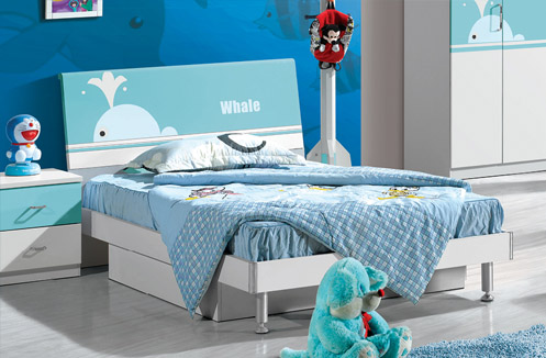 Giường ngủ con trai bằng nhựa đẹp hình thù đáng yêu 