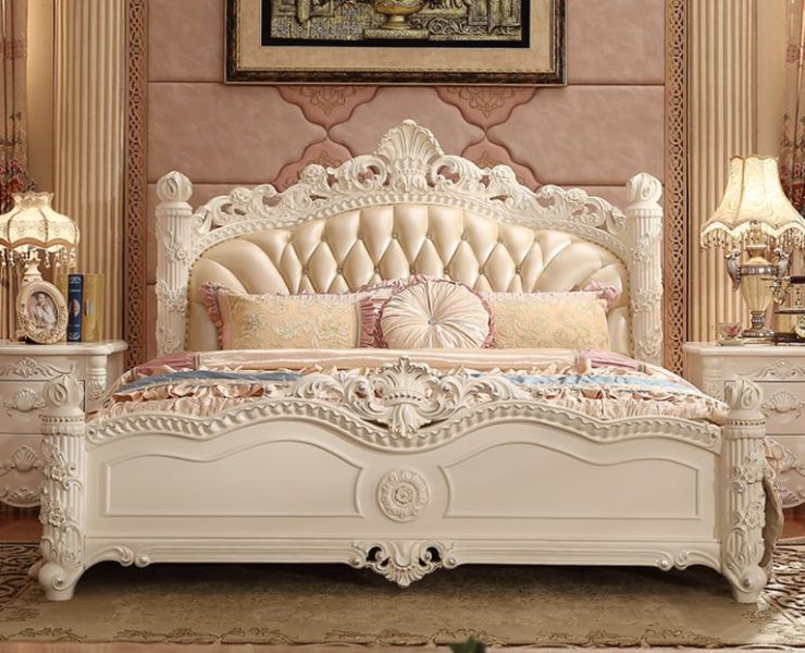 Vì sao giá giường ngủ tân cổ điển màu trắng được yêu thích?