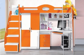 Giường tầng trẻ em giá rẻ- sản phẩm đa năng cho phòng ngủ hẹp