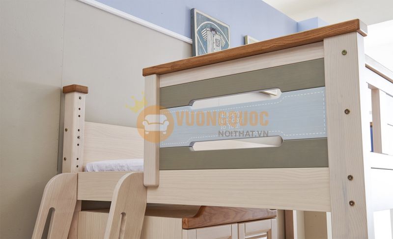 Bộ giường tầng trẻ em hiện đại JVNA661