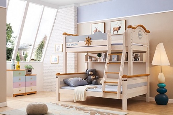 Giường tầng trẻ em thiết kế hiện đại JVNA6610