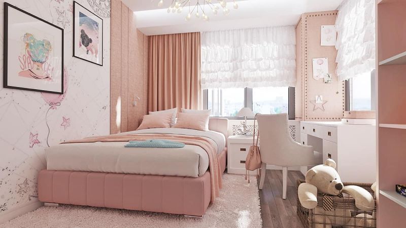 Tại sao decor phòng ngủ màu hồng được phái đẹp ưa chuộng?